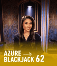 Live - Blackjack 62 - Azure