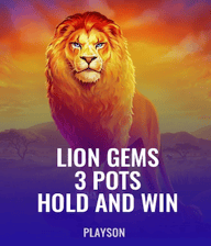 Lion Gems 3 Pots: Hold and Win