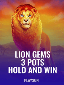 Lion Gems 3 Pots: Hold and Win