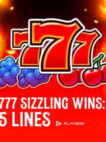 777 Sizzling Wins: 5 lines