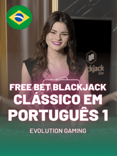 Free Bet Blackjack Clássico em Português 1