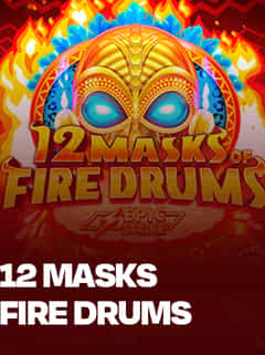 12 Masks of Fire Drums