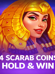 4 Scarab Coins: Hold and Win